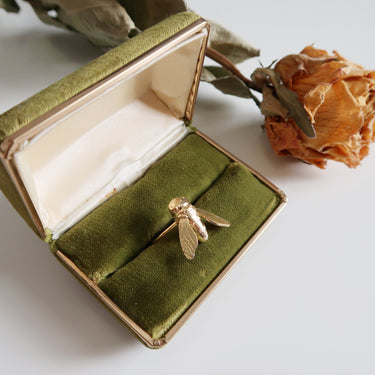 Sculptural Bee Ring - Magpie Jewellery
