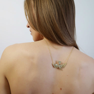 Soaring Bird Necklace - Magpie Jewellery