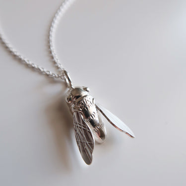 Sculptural Bee Necklace - Magpie Jewellery