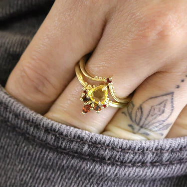 Reina Yellow Sapphire Ring