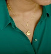 Pave Halo Celestial Sign Necklace | Magpie Jewellery